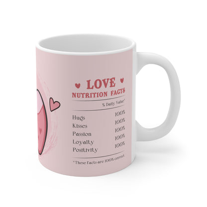Personalized Love Potion Mug | Heart Bottle Coffee Tea Cup