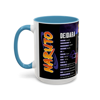 Deidara Naruto Shippuden Accent Coffee Mug  Anime Art Collector Mug (11/15oz)