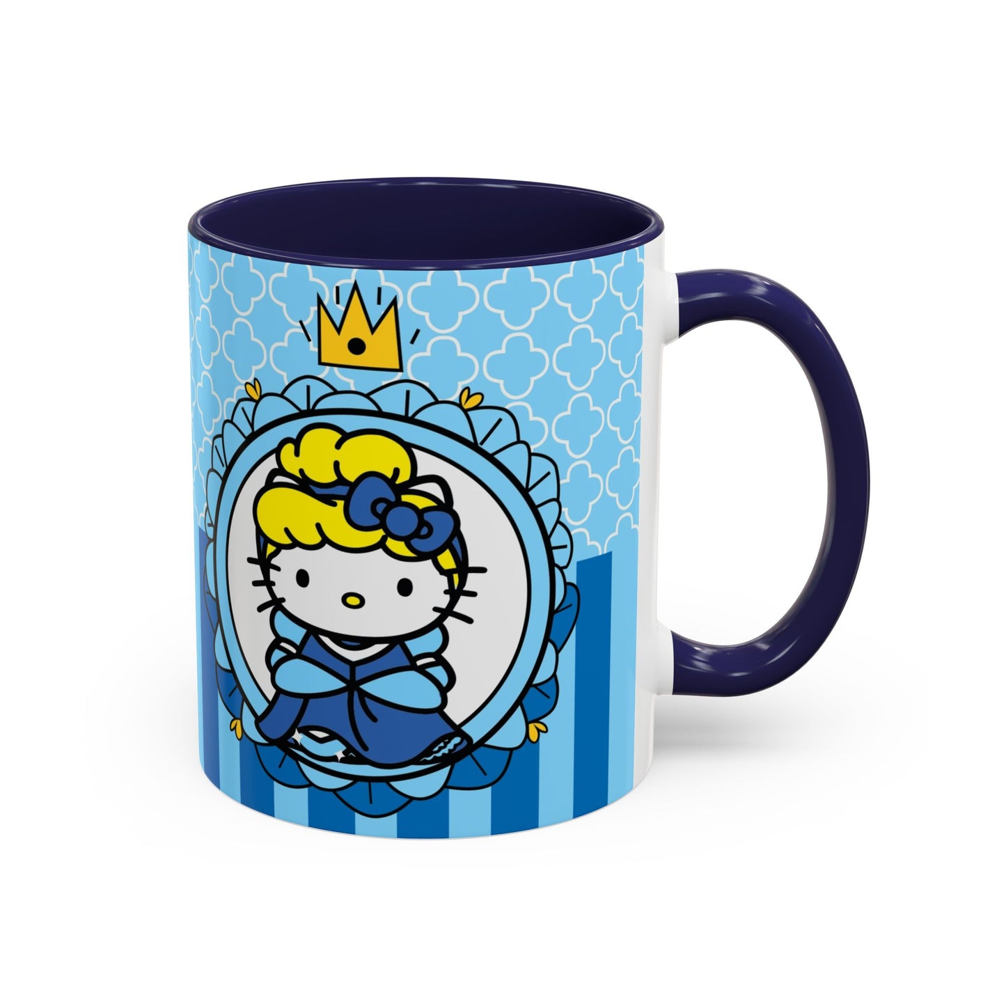 Princess Kitty Portrait Mug | Accent Coffee Mug