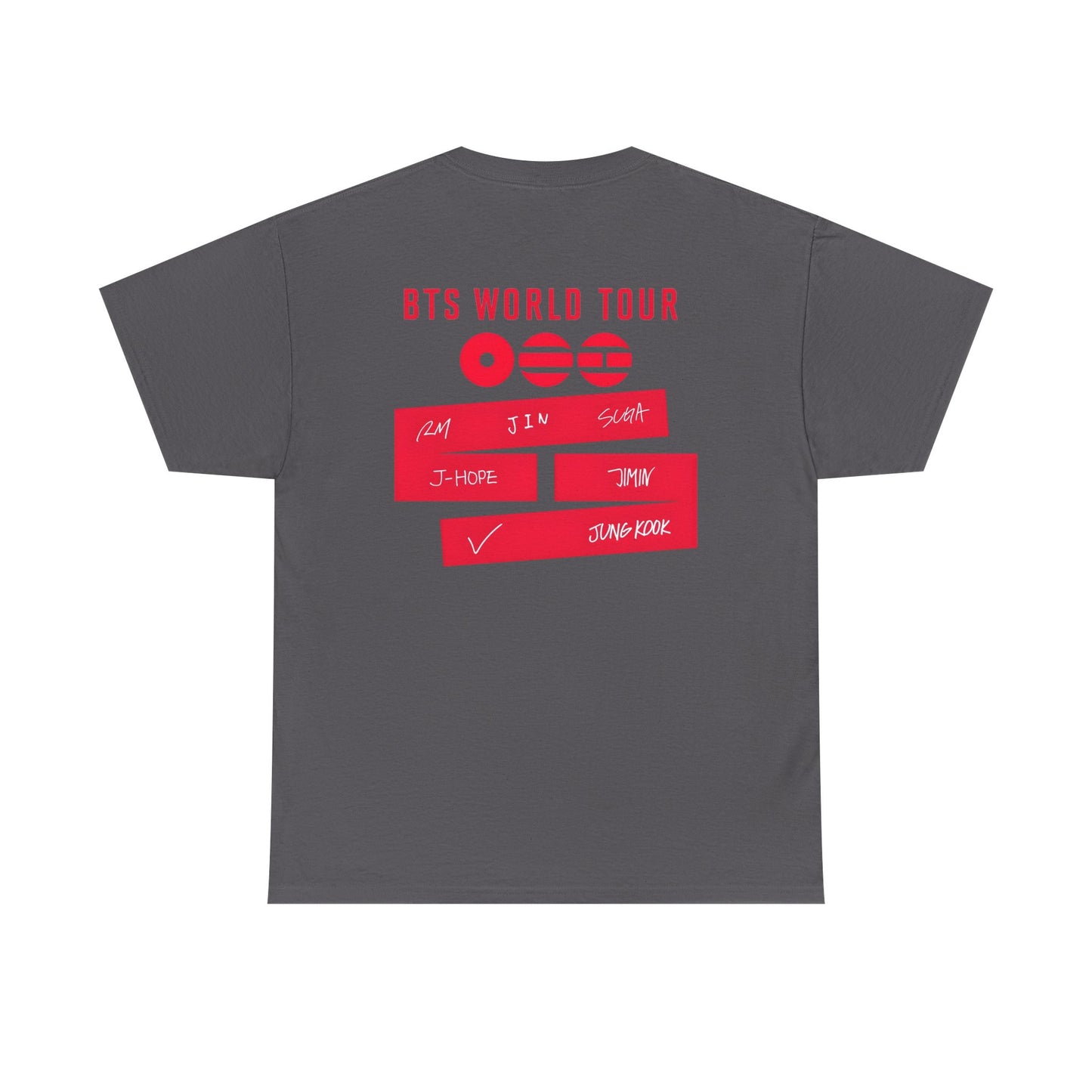 K-Pop World Tour Tee | BTS Fan Band Tour Shirt