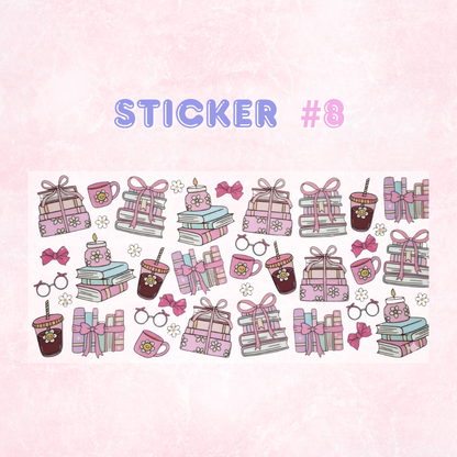 UV DTF Valentines Themed Stickers