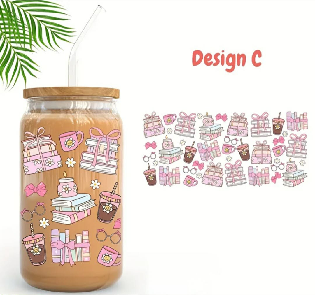 Booklover Cutesy UV DTF Sticker | Water Resistant