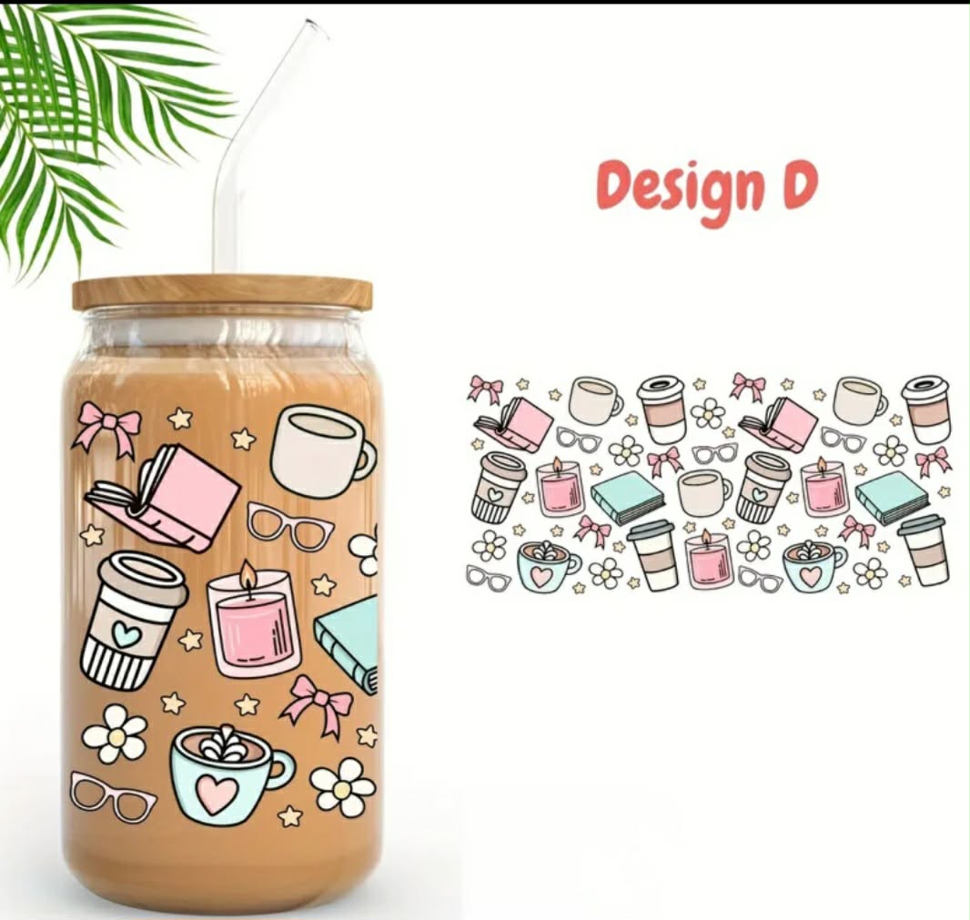 Booklover Cutesy UV DTF Sticker | Water Resistant