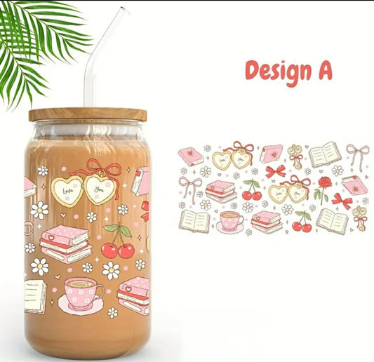 Booklover Cutesy UV DTF Sticker | Water Resistant