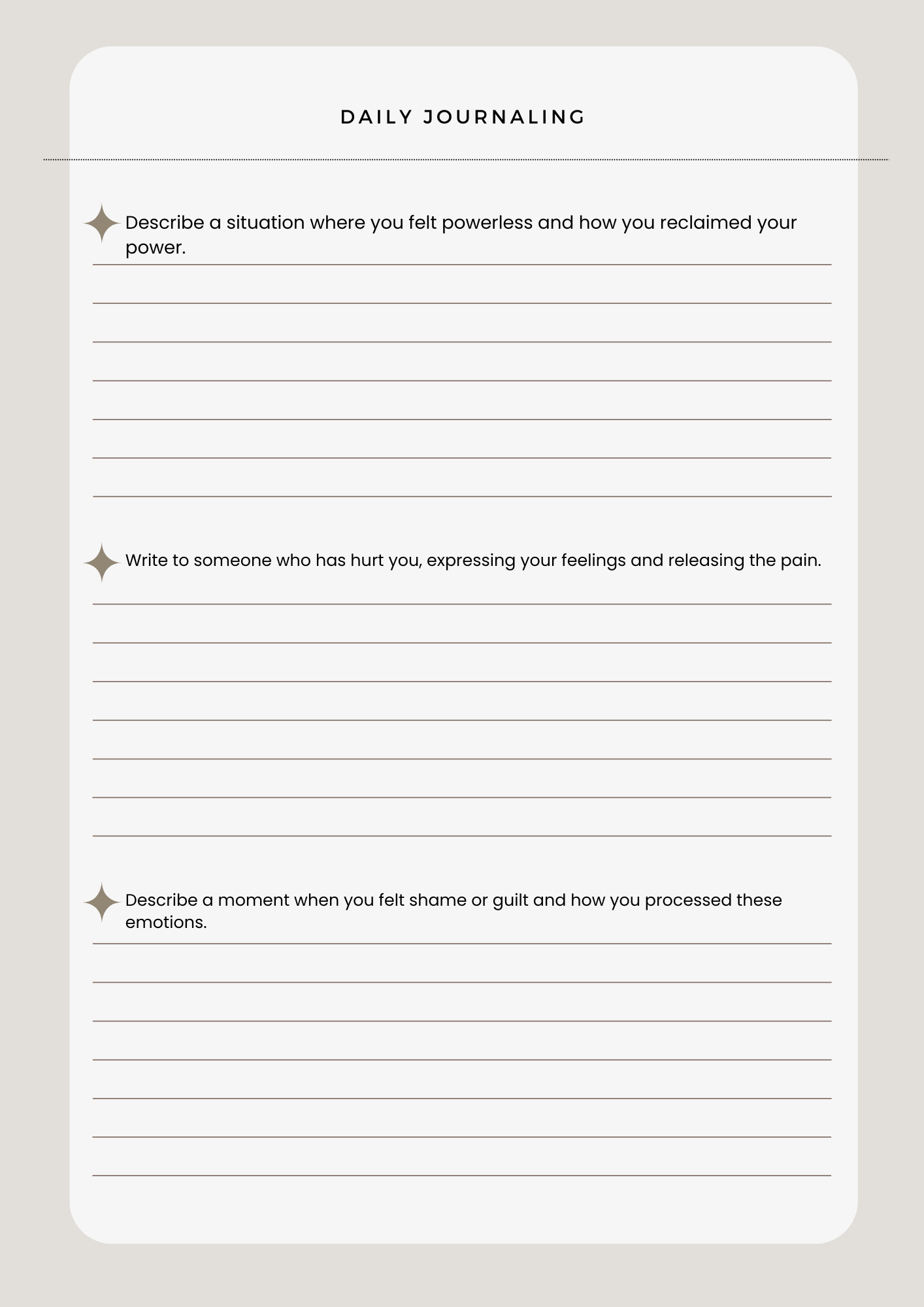 Shadow Work Journal | Digital Download