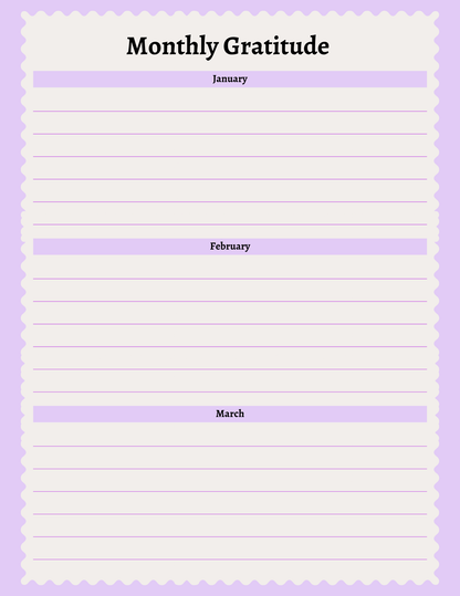 Gratitude Journal | Digital Download