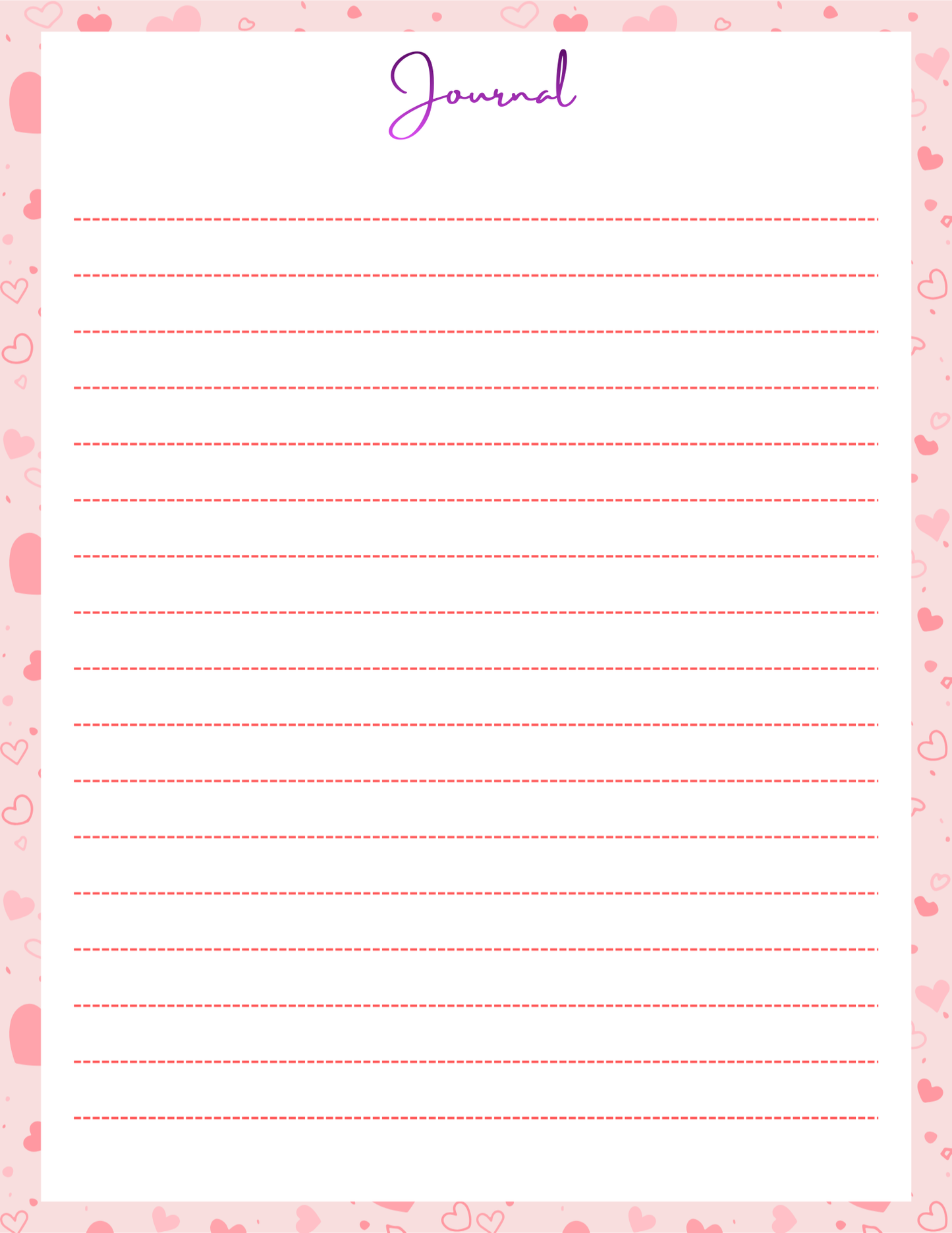 Relationship Journal Prompts | Digital Download