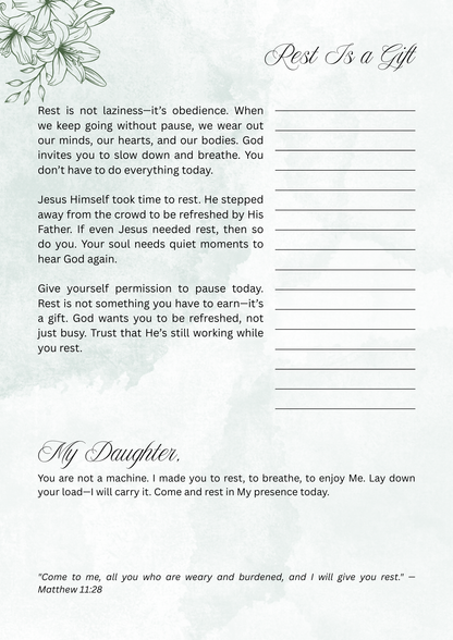 Dear Mama, Breath | A Self-care Devotional Journal for Moms