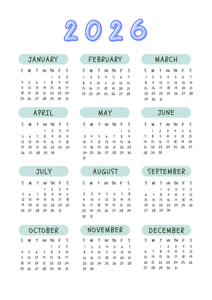 Snoopy Inspired 2026 Planner | Digital Download