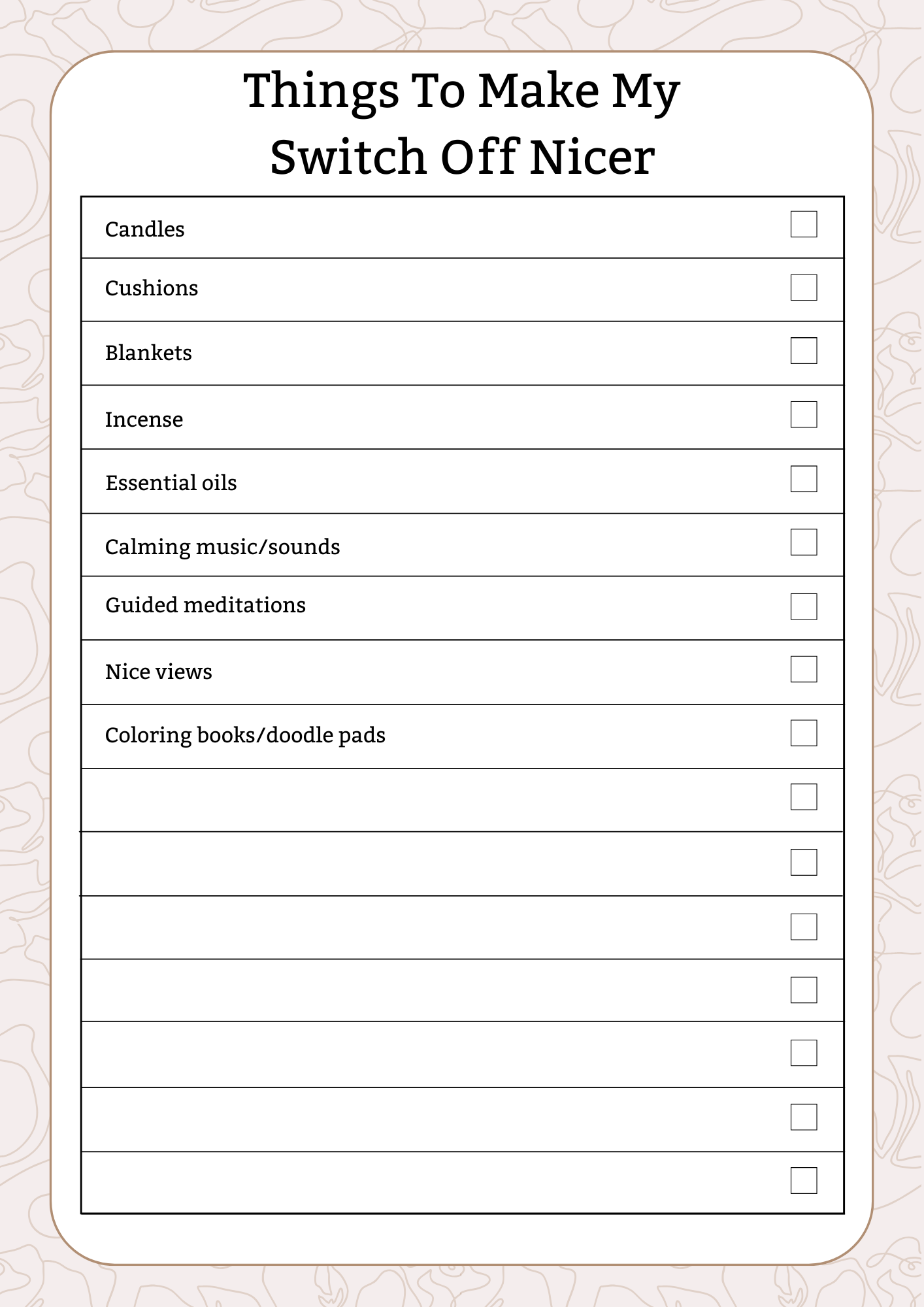 Switch Off Journal | Digital Download