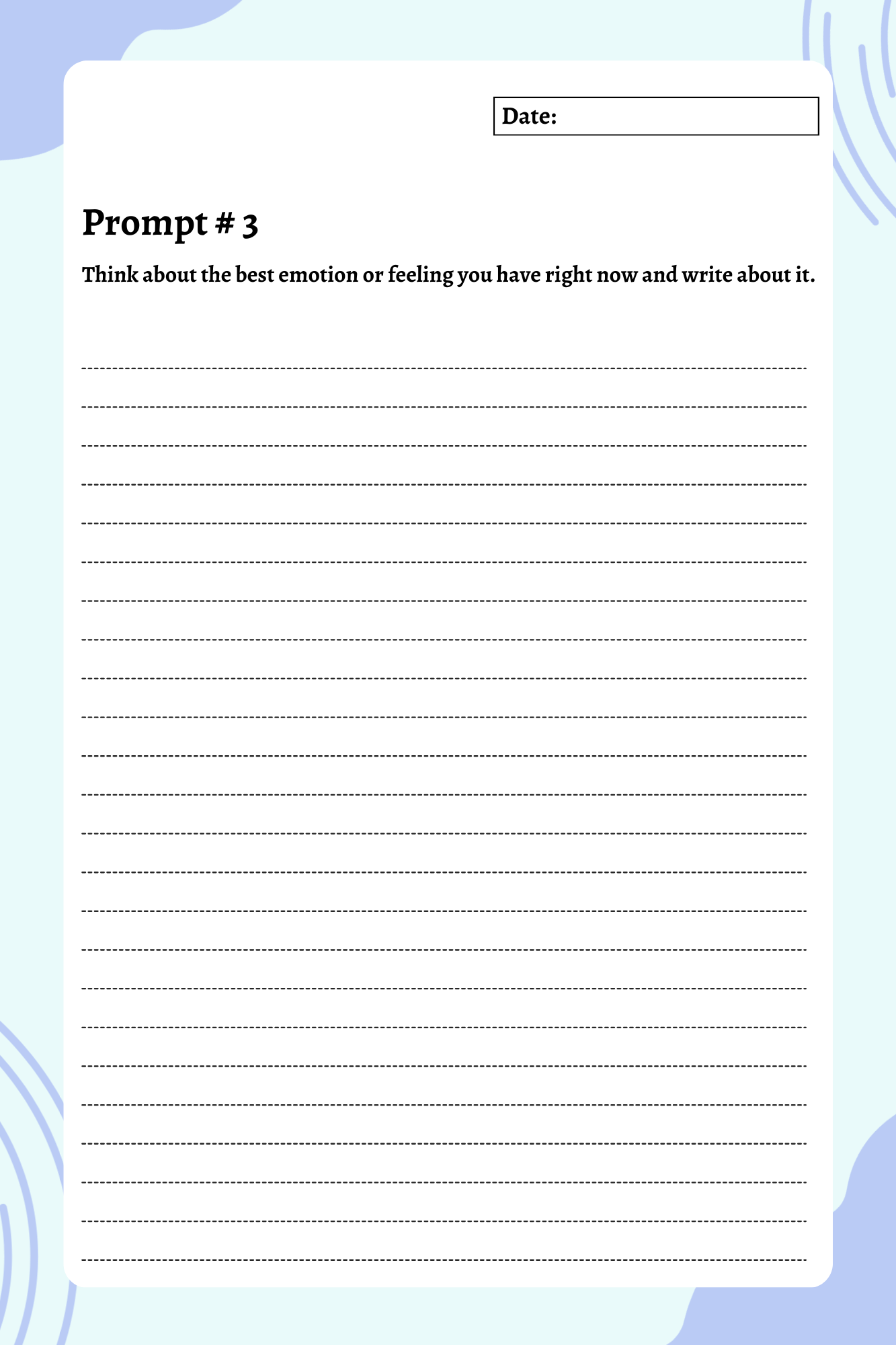 200 Mental Health Prompts Journal | Digital Download