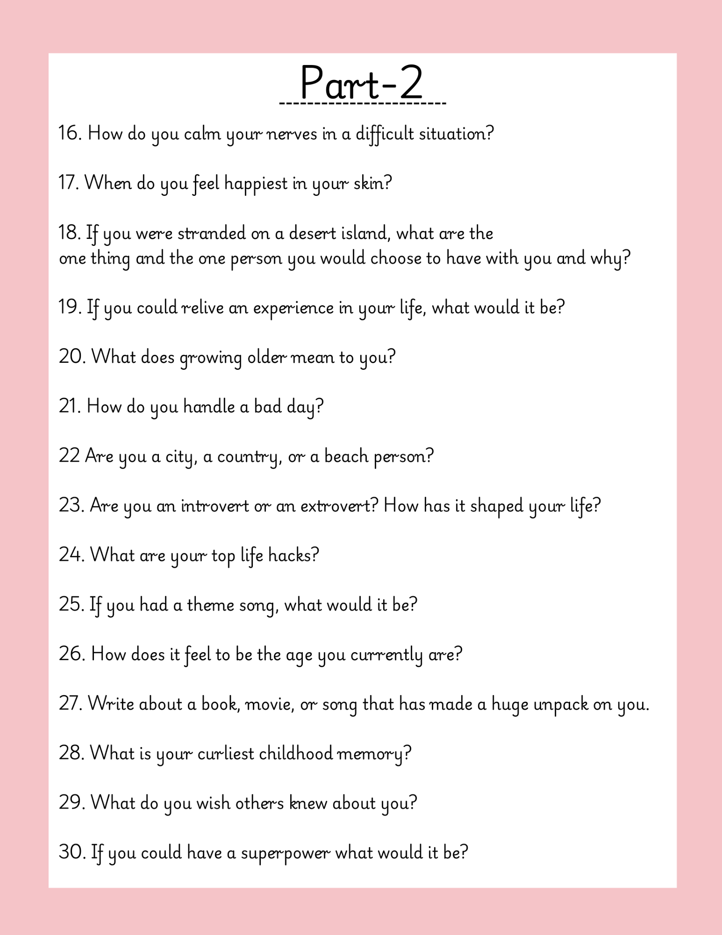 115 Deep Mental Prompts | Digital Download