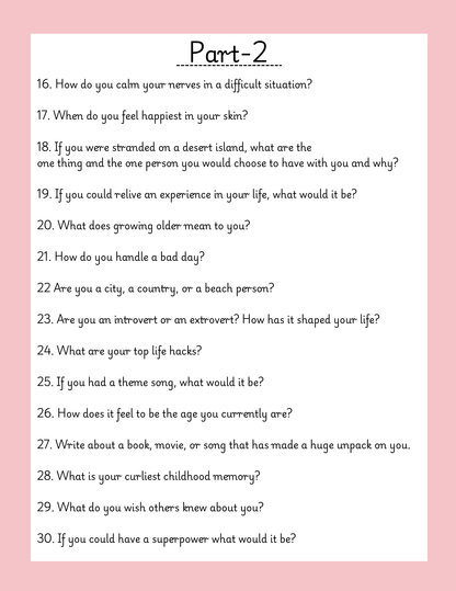 115 Deep Mental Prompts | Digital Download