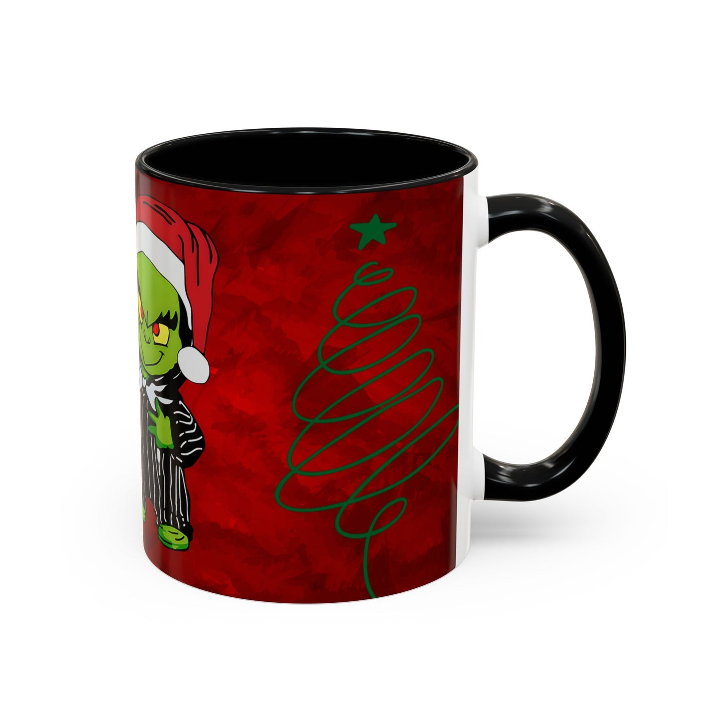 Grinch Jack Skellington Christmas Mug | Accent Coffee Mug