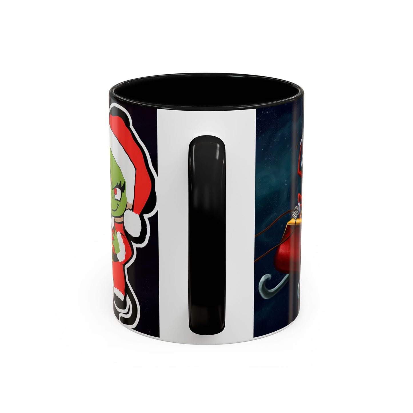 Grinch Jack Skellington Christmas Mug | Accent Coffee Mug