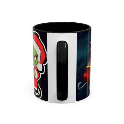 Grinch Jack Skellington Christmas Mug | Accent Coffee Mug