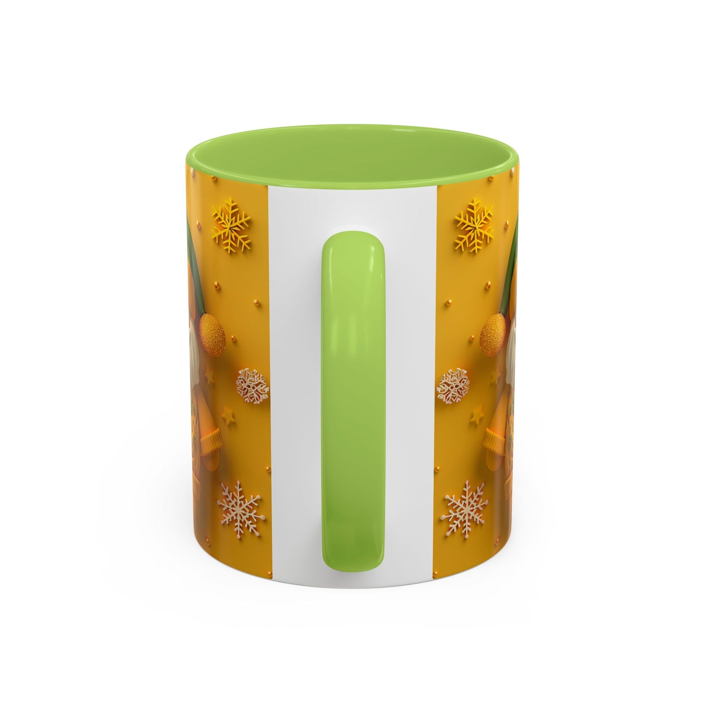 Yellow Sweater Santa Mug | Accent Coffee Mug