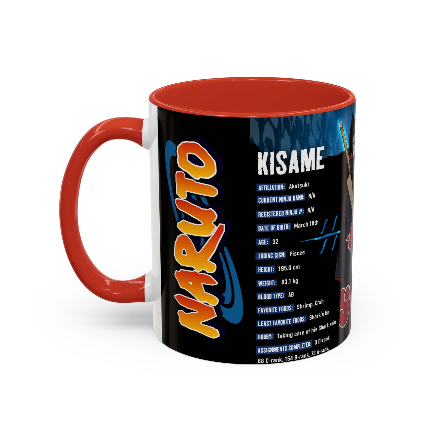 Naruto Shippuden Kisame Coffee Mug | Anime Accent Mug (11/15oz)