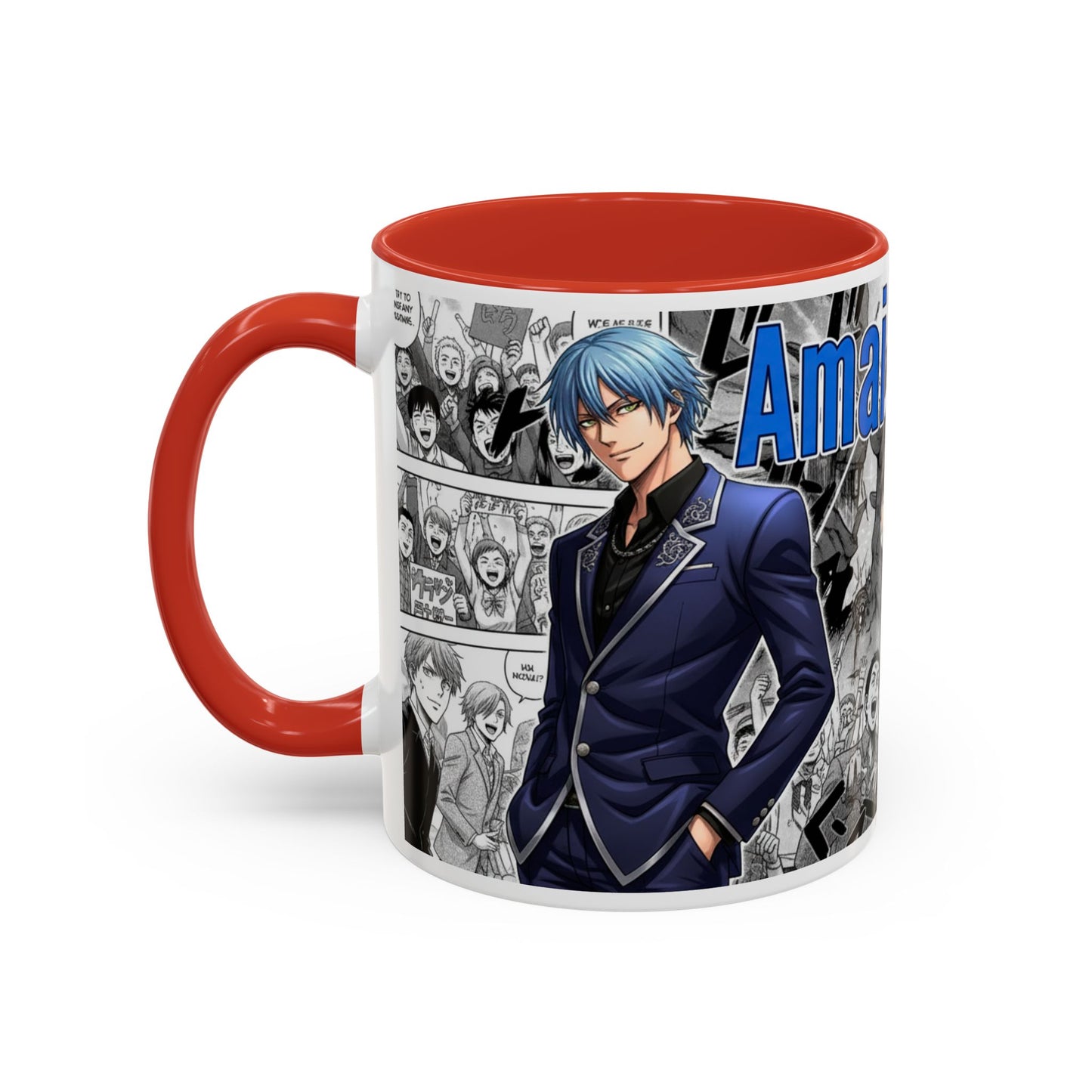 Anime Manga Accent Coffee Mug  Amai Mask Character Design (11/15oz)