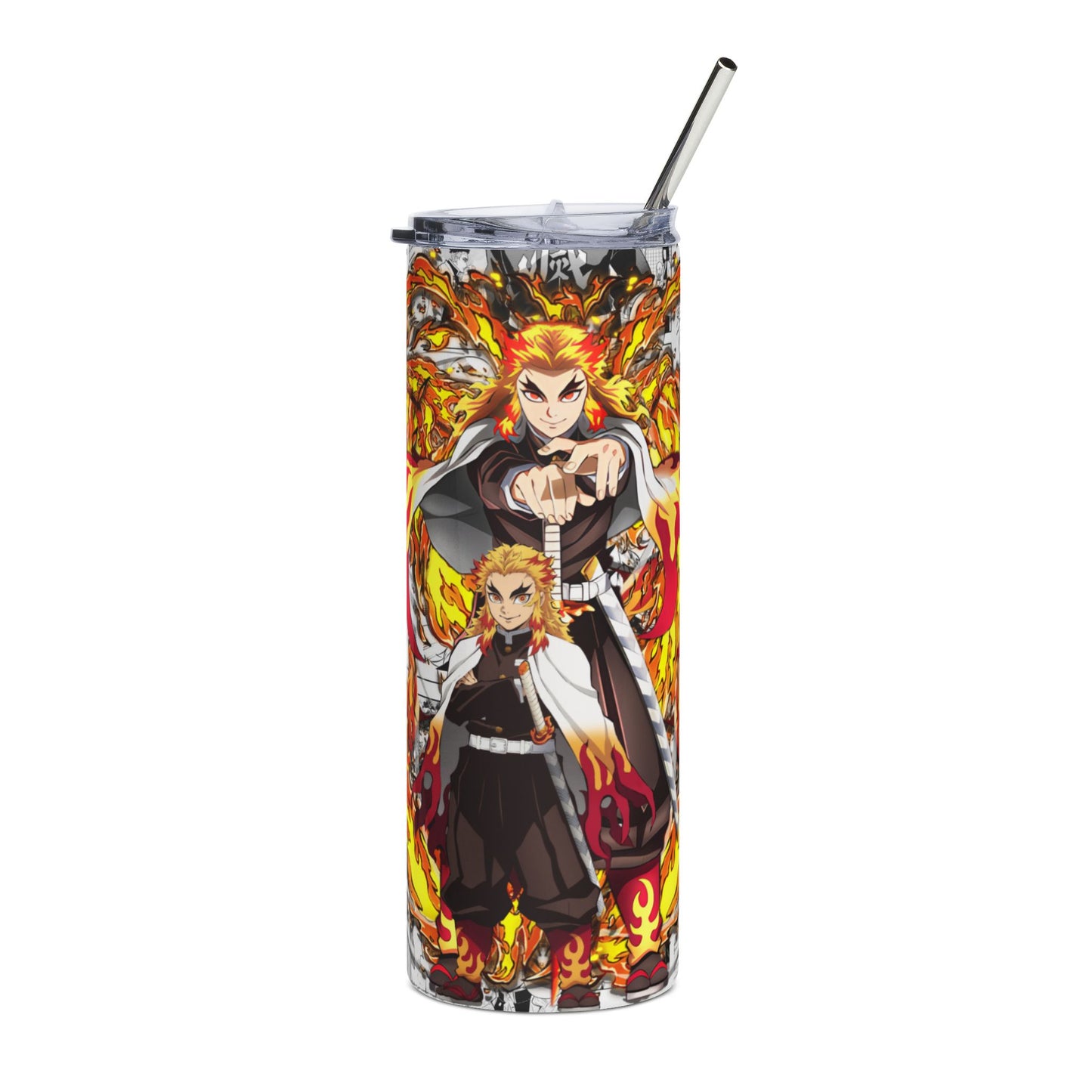 Rengoku Tumbler | Demon Slayer Inspired 20oz Stainless Steel Tumbler