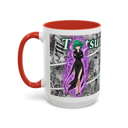Accent Coffee Mug - Anime Girl Psychic Power Design (11/15oz)