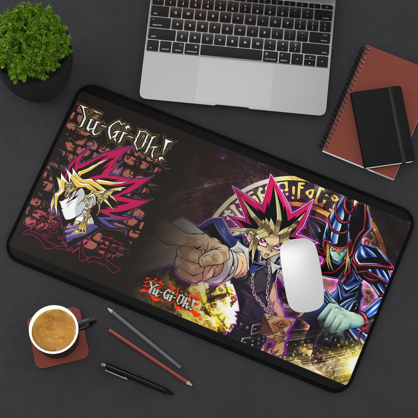 Yu-Gi-Oh! Duelist Desk Mat | Yugi & Dark Magician Gaming Mouse Pad