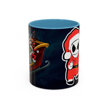 Grinch Jack Skellington Christmas Mug | Accent Coffee Mug