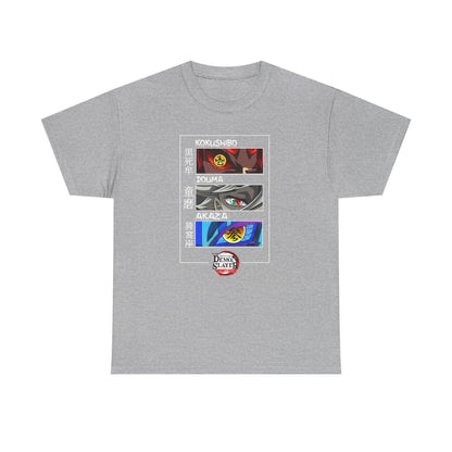 Anime Eye Panel T-Shirt | Neon Glitch Eyes Graphic Tee