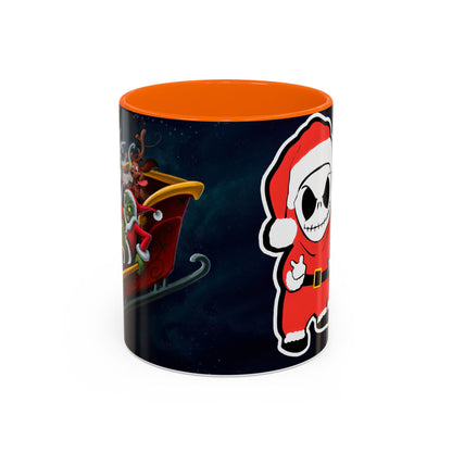Grinch Jack Skellington Christmas Mug | Accent Coffee Mug