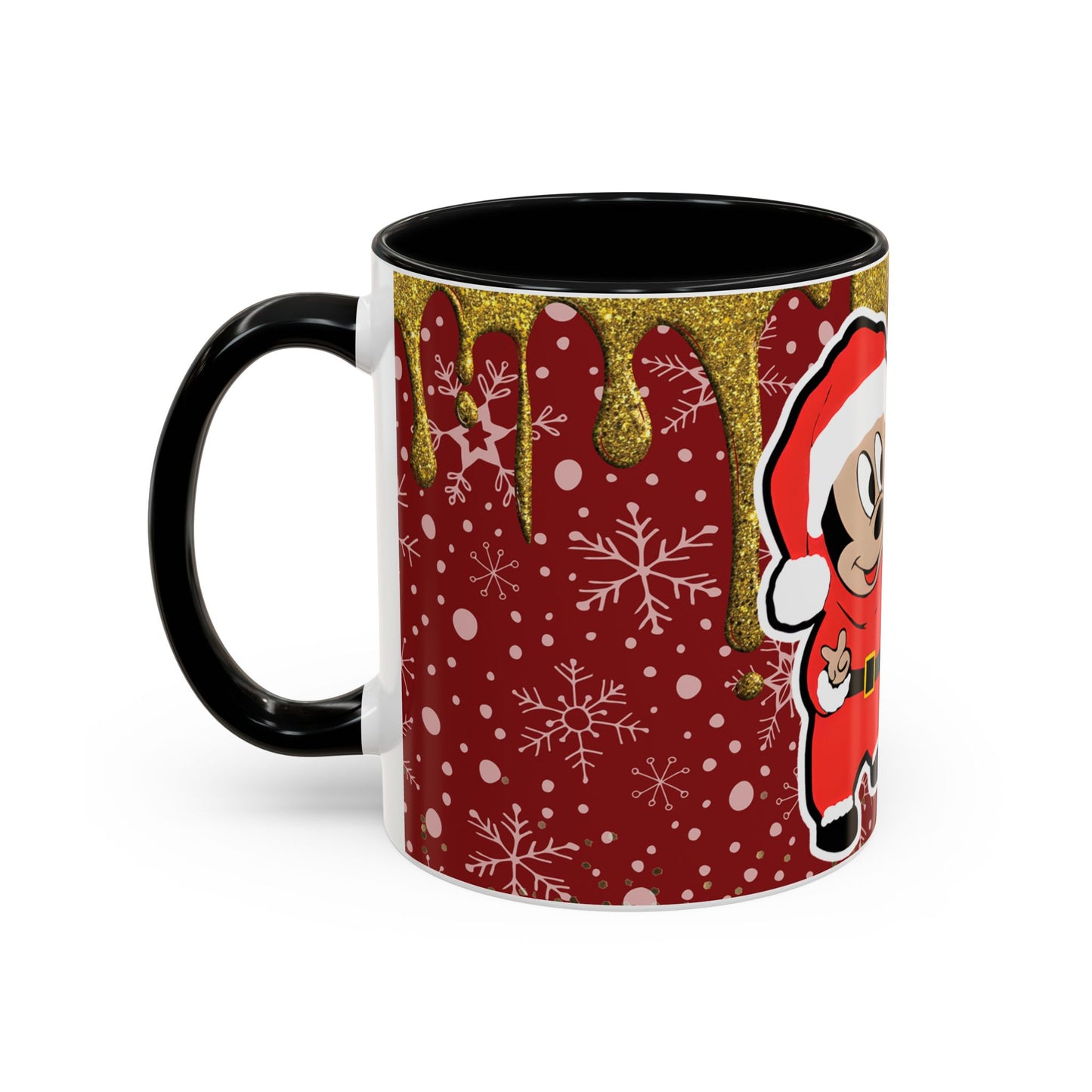 Grinch and Mouse Santa Mug | Accent Coffee Mug 11oz 15oz