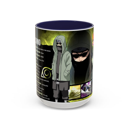 Naruto Shippuden Shino Aburame Accent Coffee Mug | Anime Character Fan Gift (11/15oz)