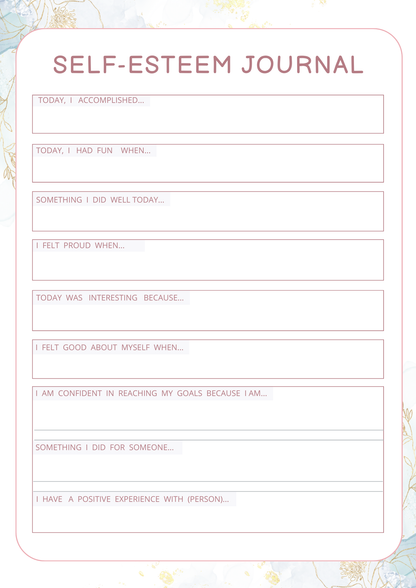 Self Confidence Planner | Digital Download