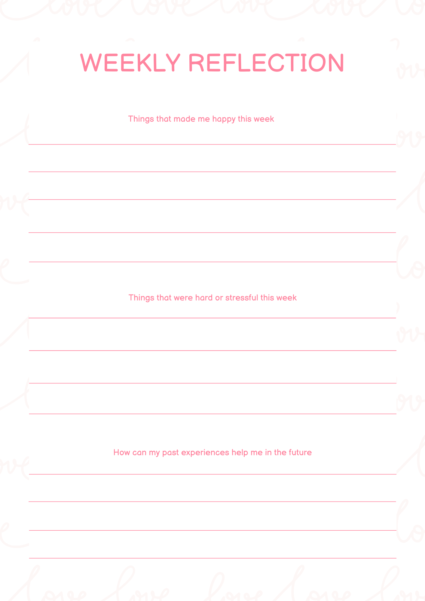 Self Love Planner | Digital Download
