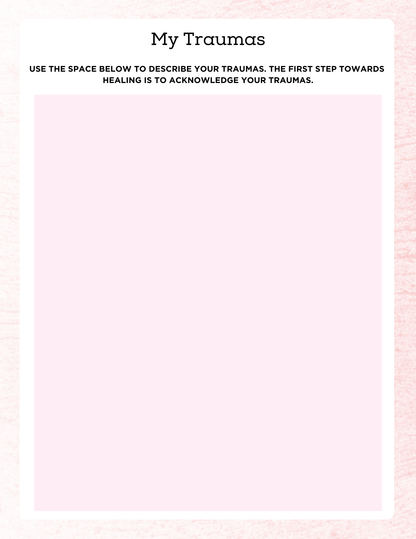 PTSD & Trauma Processing  Workbook | Digital Download