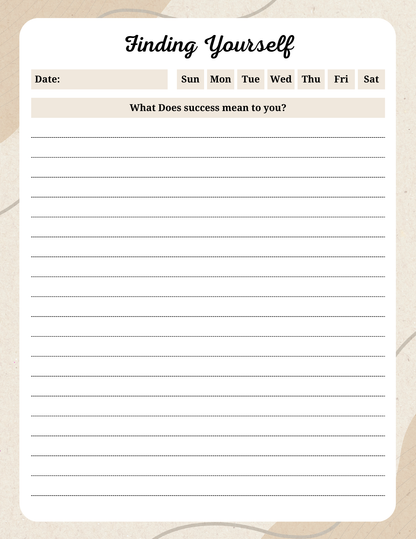 Self-Discovery Journal | Digital Download