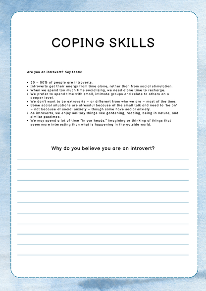 Being an Introvert Journal | Digital Download