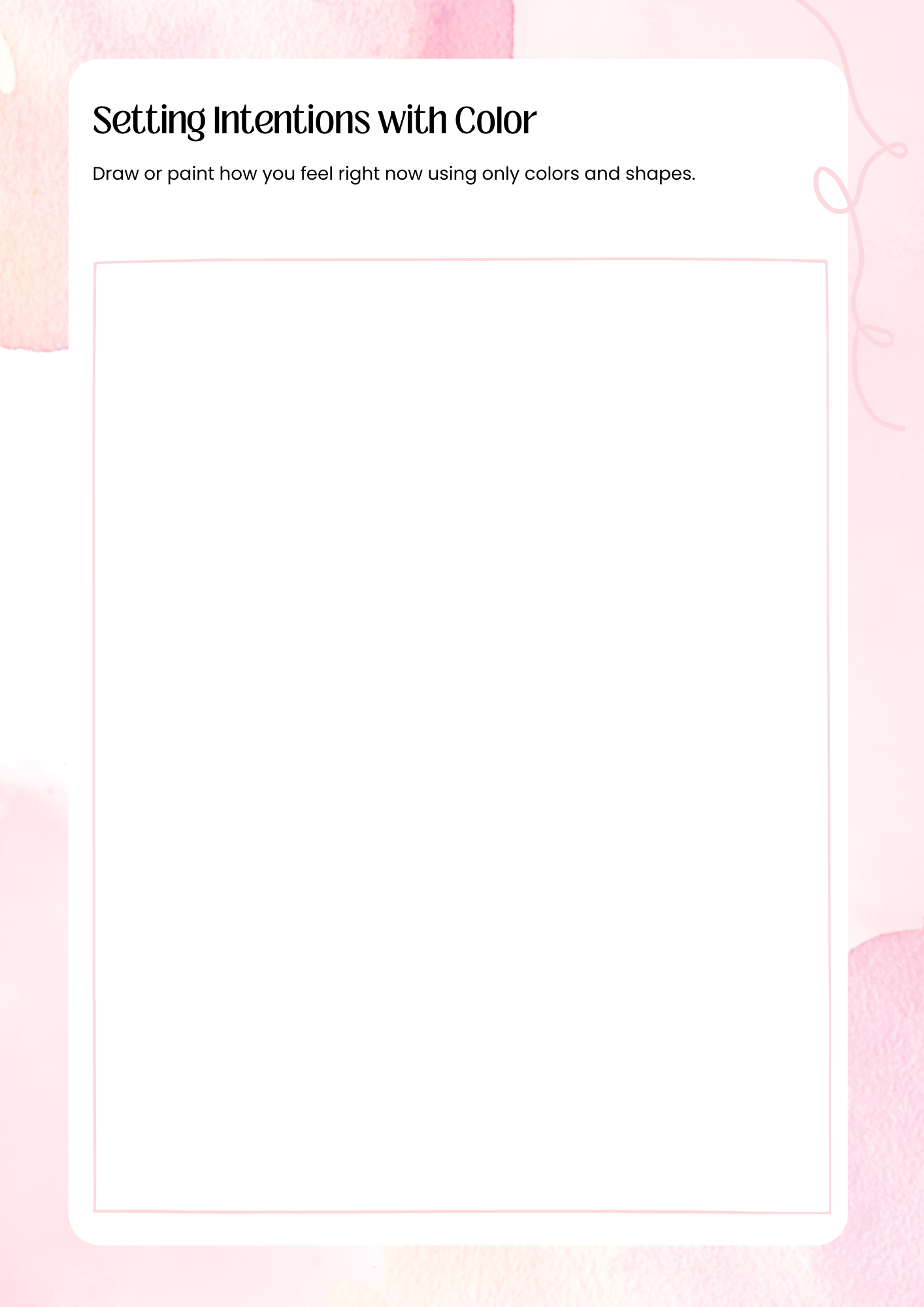 Healing Art Therapy Inspired Journal