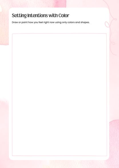 Healing Art Therapy Inspired Journal