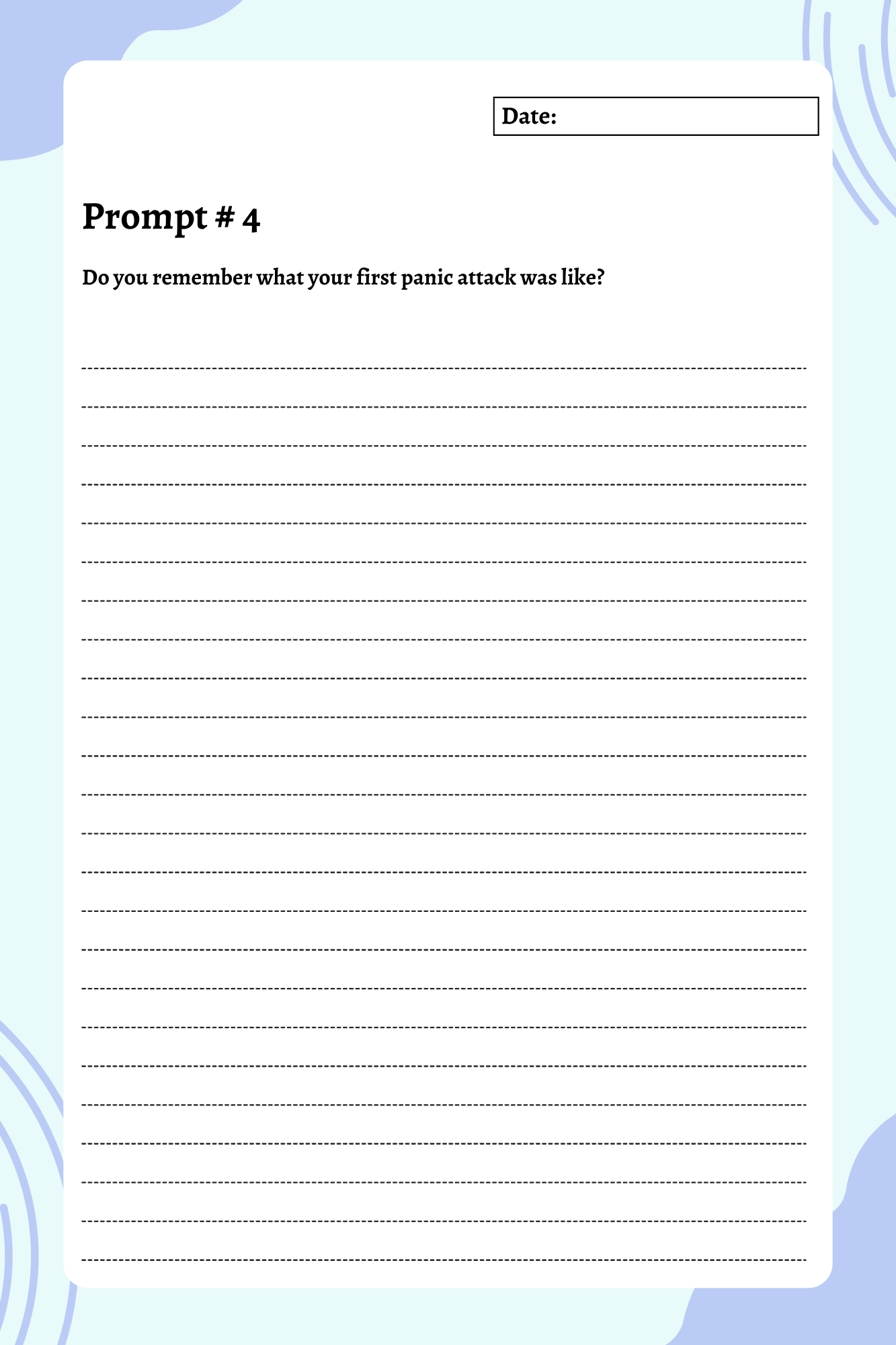 200 Mental Health Prompts Journal | Digital Download