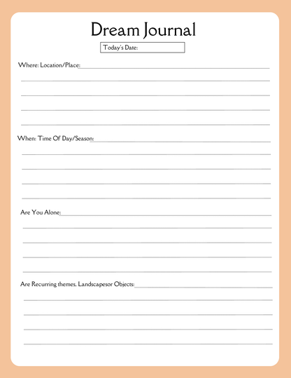 Anxiety Journal | Printable Mental Health Workbook | Digital Download