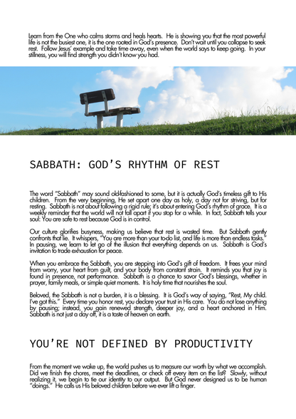 It's Okay to Take a Break | Daily Devotional Journal