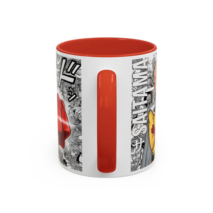 Saitama Mug |One Punch Man Inspired Collage Accent Mug (11/15 oz)