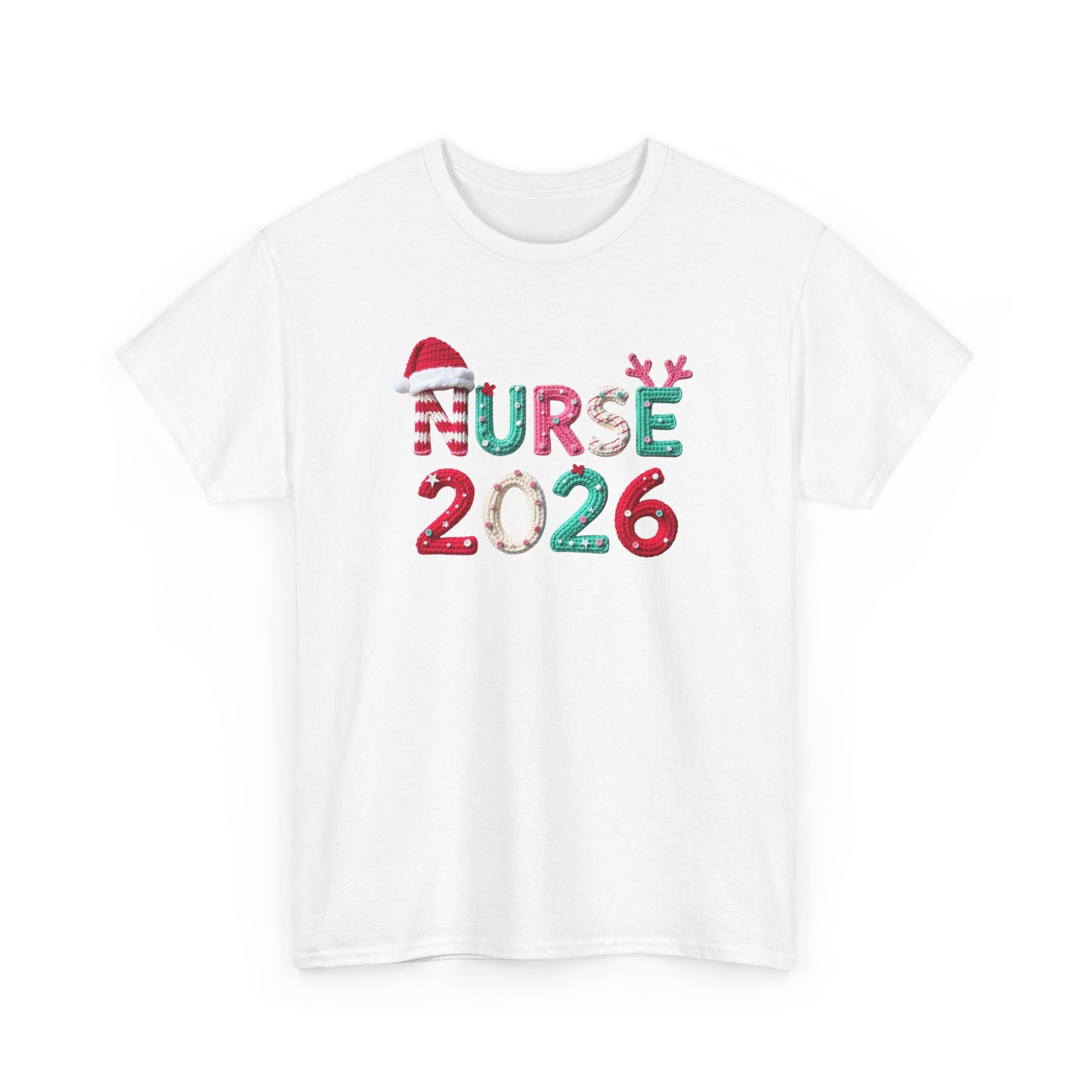 Nurse 2026 Christmas Tee Holiday Nursing Grad TShirt