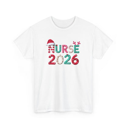 Nurse 2026 Christmas Tee Holiday Nursing Grad TShirt