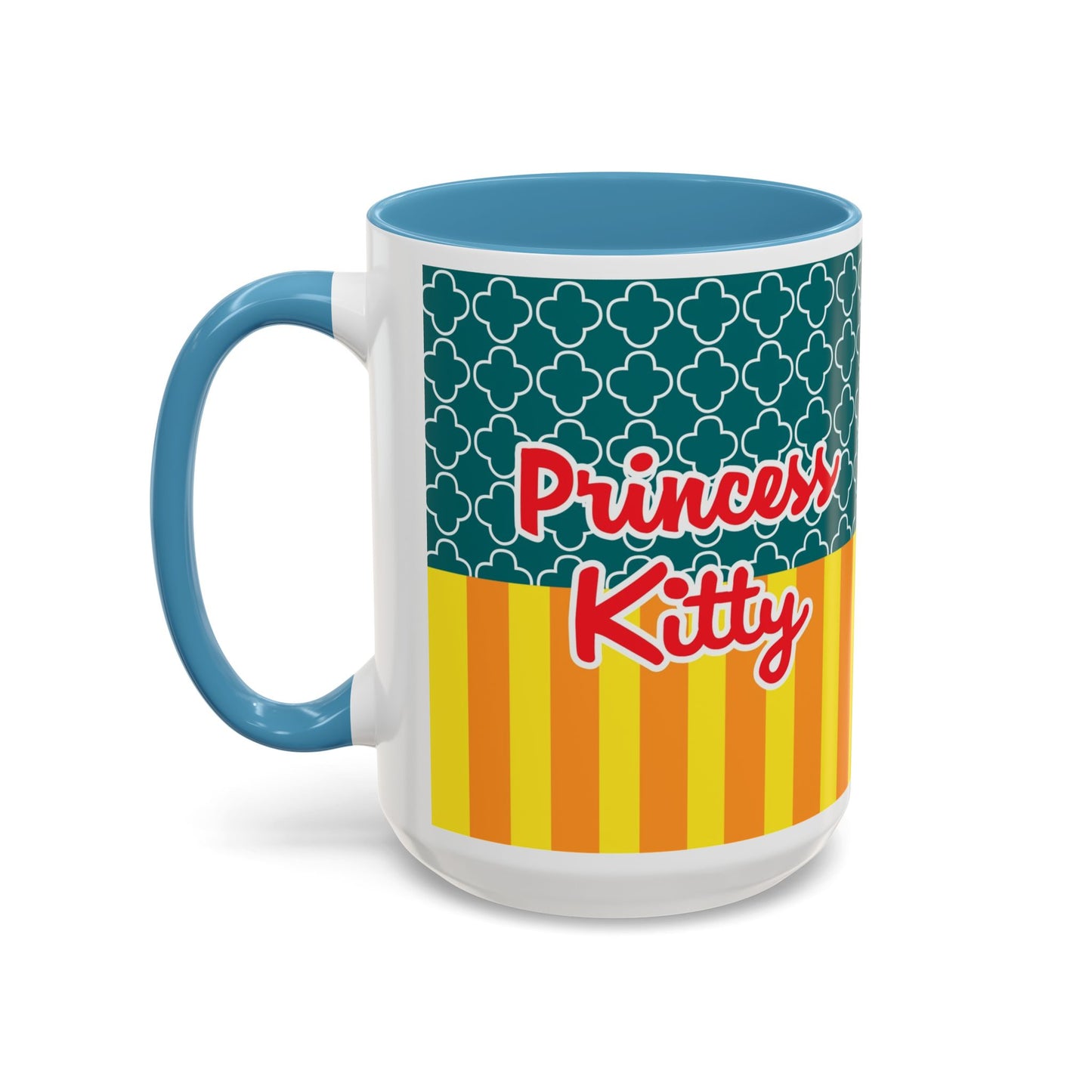 Redheaded Princess Kitty Accent Coffee Mug | Cute Cat Princess Design