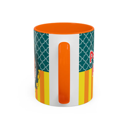 Redheaded Princess Kitty Accent Coffee Mug | Cute Cat Princess Design