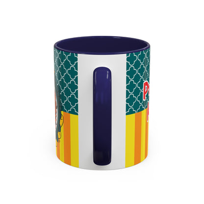 Redheaded Princess Kitty Accent Coffee Mug | Cute Cat Princess Design