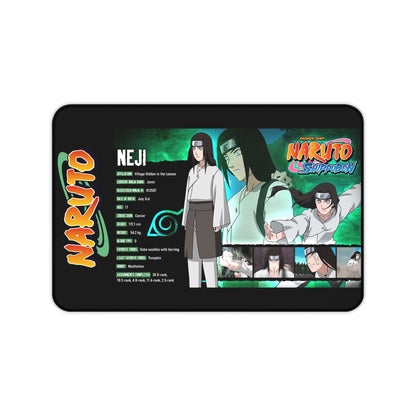 Neji Hyuga Naruto Shippuden Desk Mat | Anime Gaming Mouse Pad