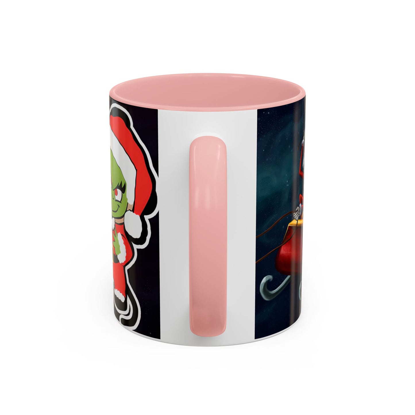 Grinch Jack Skellington Christmas Mug | Accent Coffee Mug