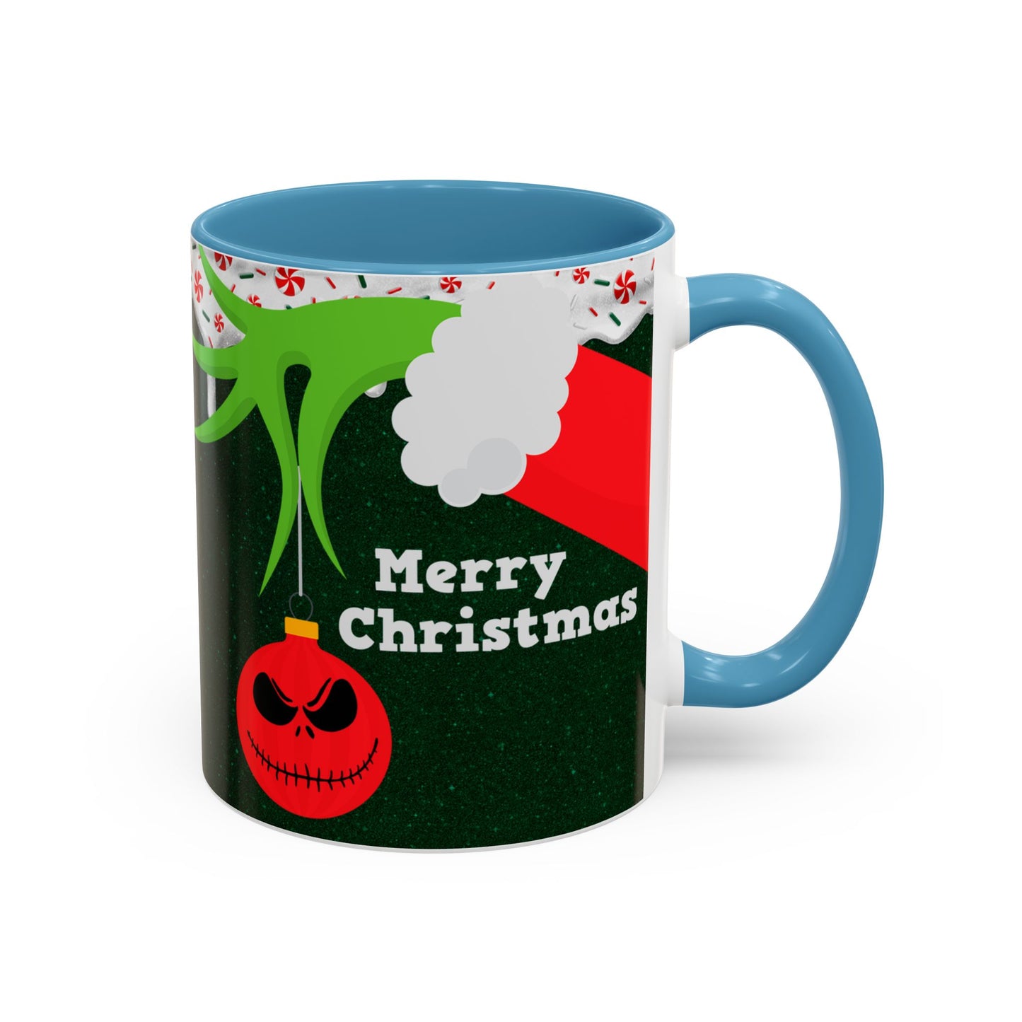Grinch Merry Christmas Mug | Accent Coffee Mug 11oz 15oz